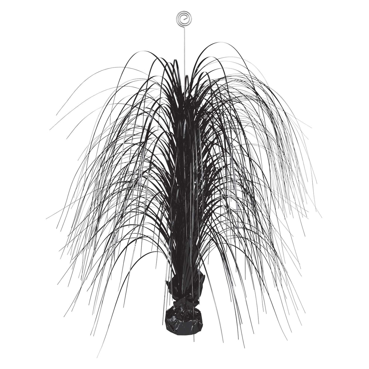 Large Black Metallic Spray Centerpiece - Pack of 2
