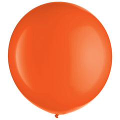 Vibrant Orange 24-inch Latex Balloons - 25-ct - Pack of 4