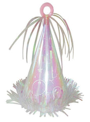 Iridescent Party Hat Balloon Weight - Case of 72