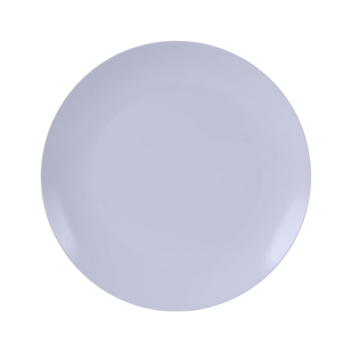 10 In. Chambray Blue Plastic Plates | 40 Count
