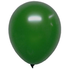 12 In. Dark Green Pearlized Balloons | 50 Count