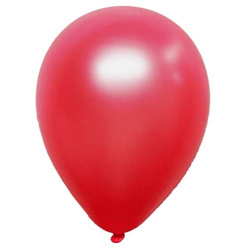 12 In. Red Pearlized Balloons | 50 Count