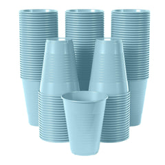 12 Oz. Light Blue Plastic Cups | 100 Count