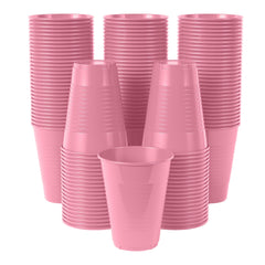 12 Oz. | Pink Plastic Cups | 600 Count