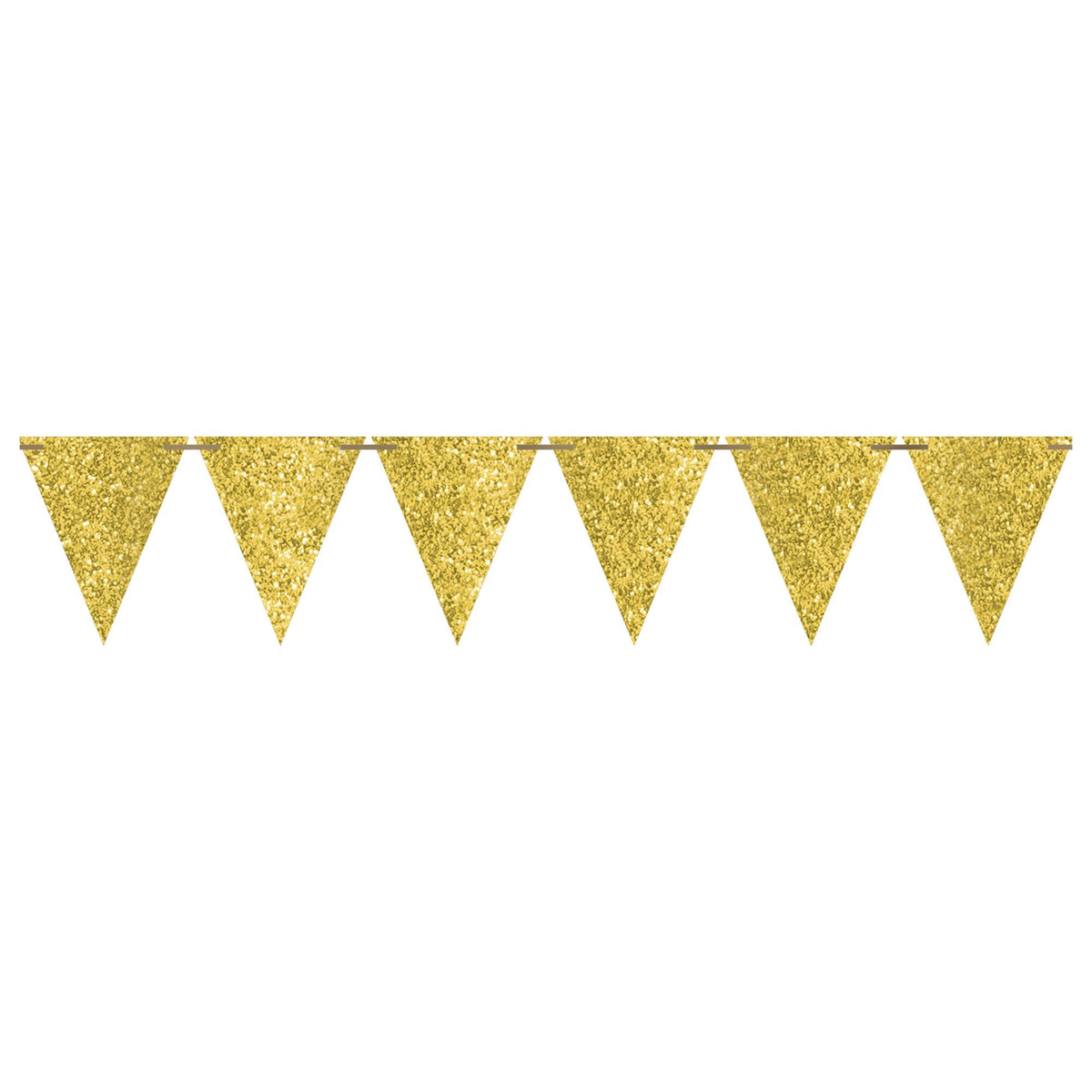 DIY Customizable Hanging Garland Banner, 20-foot, Gold - Pack of 3