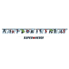 Marvel Avengers Customizable Banner Kit, Multi-Colored, 5.75-ft, 2-pk - Case of 48