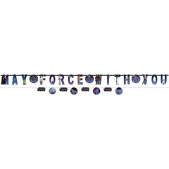 Star Wars Galaxy of Adventures Banner, Black/Blue, 10.5-ft, 2-ct - Pack of 6