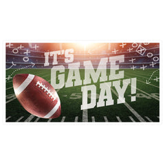 Large Horizontal It's Game Day! Football Banner - Case of 54