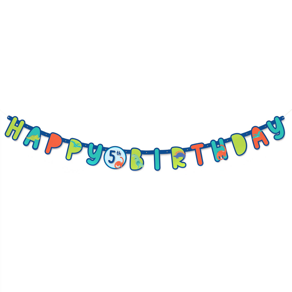 Customizable Dinosaur Birthday Banner - Pack of 3