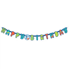 Customizable Dinosaur Birthday Banner - Case of 8