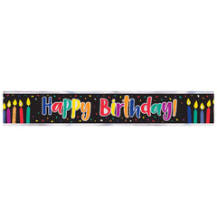 Colorful Birthday Candles Banner - Pack of 12