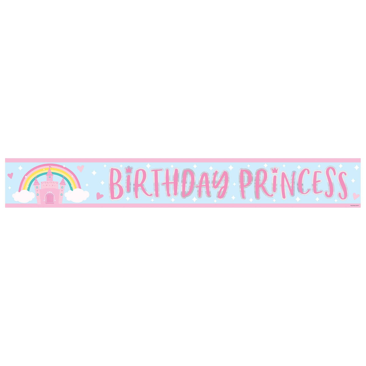 Enchanting Princess Castle Birthday Banner - Case of 120