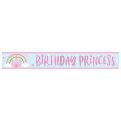 Enchanting Princess Castle Birthday Banner - Pack of 3