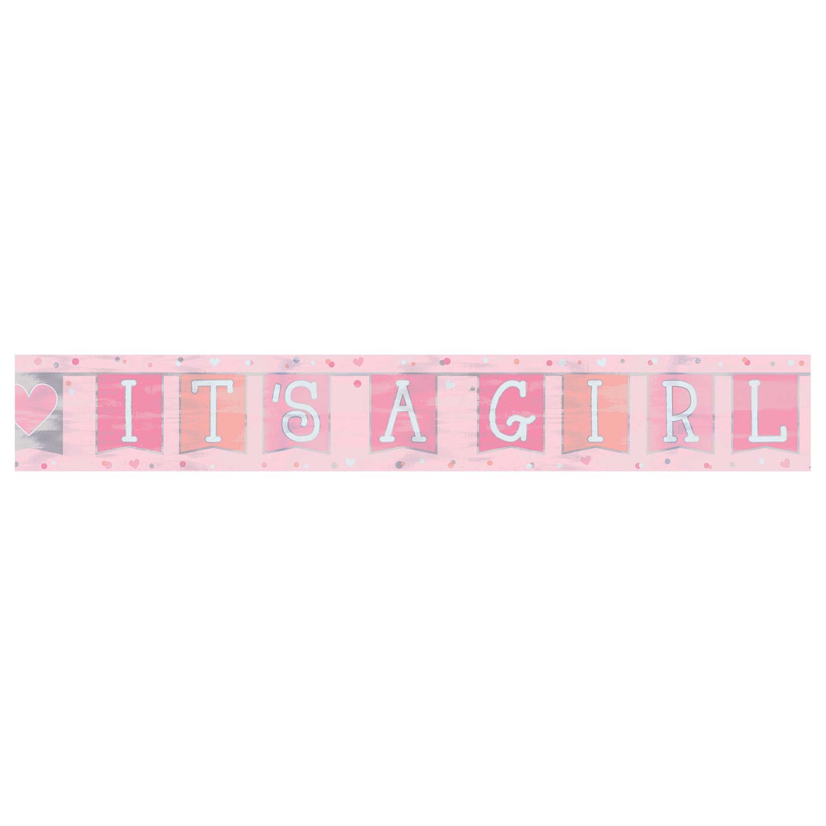 Lovely It's a Girl Baby Shower Banner - Pack of 3
