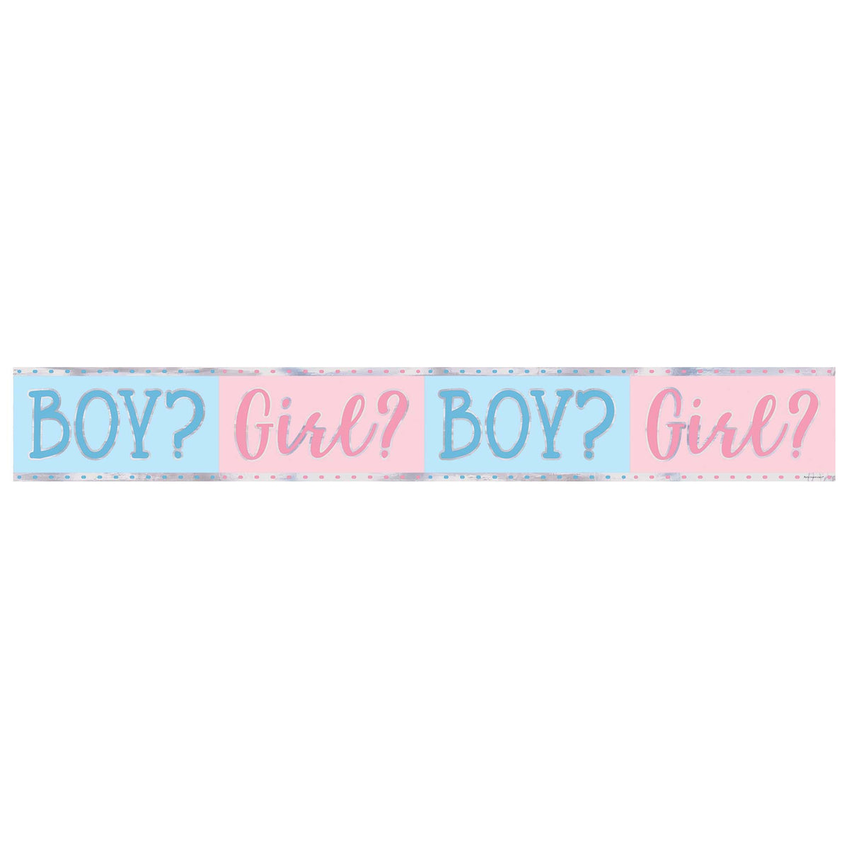 Pink or Blue? Gender Reveal Banner - Case of 120