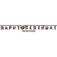 Disney Star Wars Mandalorian, Customizable Banner, Purple/Green, 10-foot - Case of 48