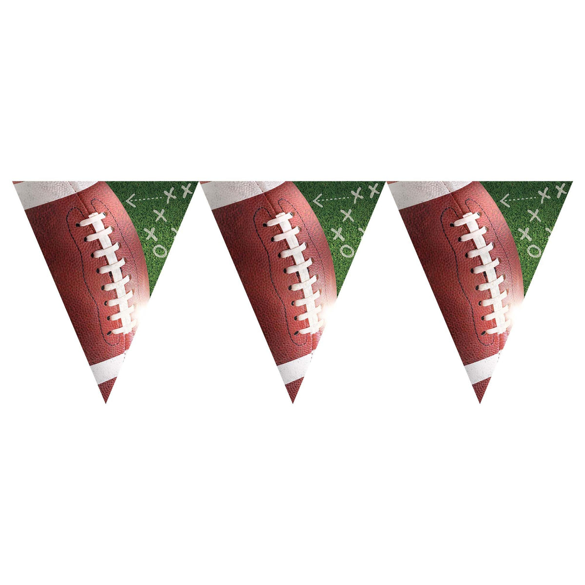 Football Pennant Banner - Pack of 2