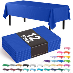 Dark Blue Table Cover | 12 Pack