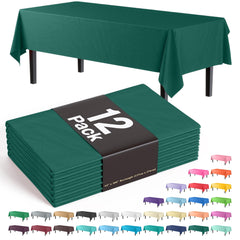 Dark Green Table Cover | 12 Pack