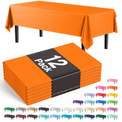 Orange Table Cover | 12 Pack