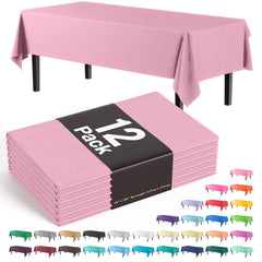 Pink Table Cover | 12 Pack