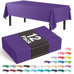 Premium Purple Table Cover | 12 Pack