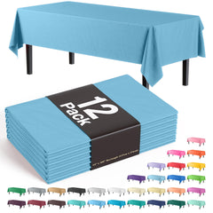 Sky Blue Table Cover | 12 Pack