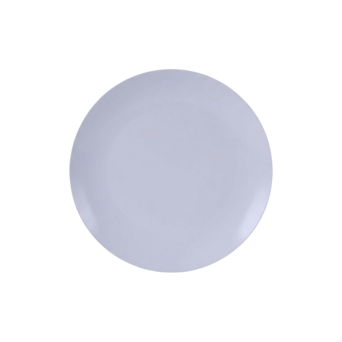 8 In. Chambray Blue Plastic Plates | 40 Count