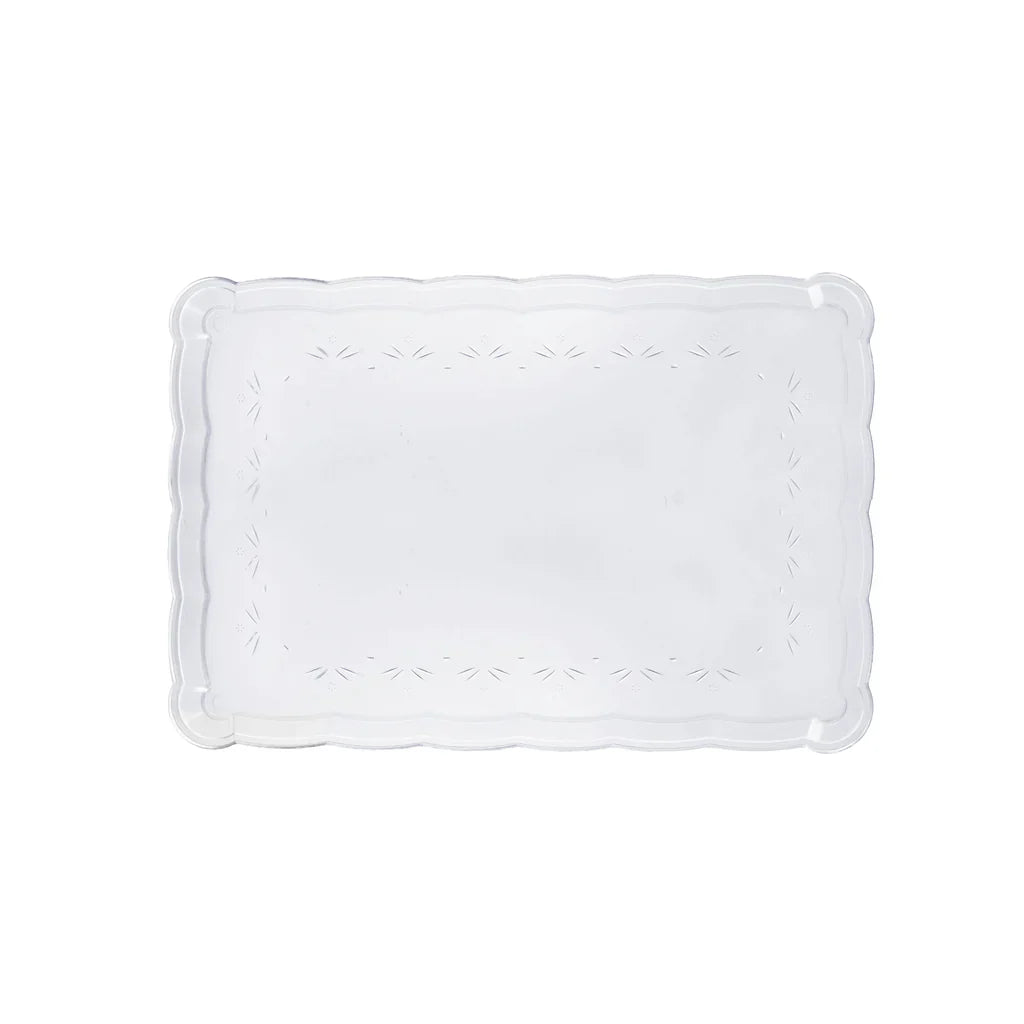 Medium Scrollware Rectangular Tray | 6 Count