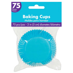 Wilton Caribbean Blue Baking Cups, 2-inch, 75-ct - Pack of 3