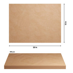 15 In. x 20 In. Kraft Paper | 480 Sheets