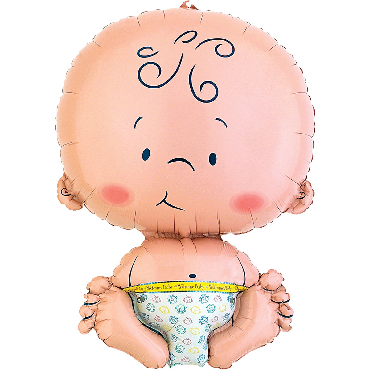 Welcome Baby Super Shape Foil Balloon - 26 Inches - Pack of 5