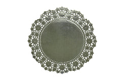 16 In. Round Silver Foil Doilies | 32 Count