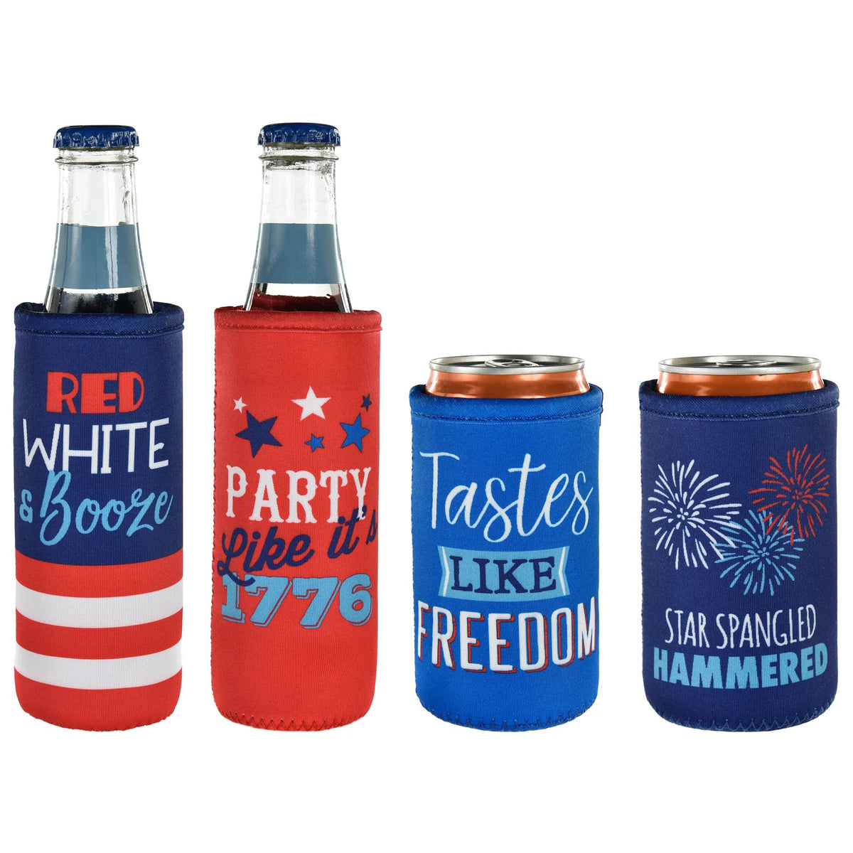 Patriotic Drink Covers Set - Case of 36