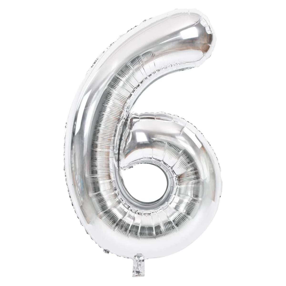 34 In. Mylar Silver Number 6