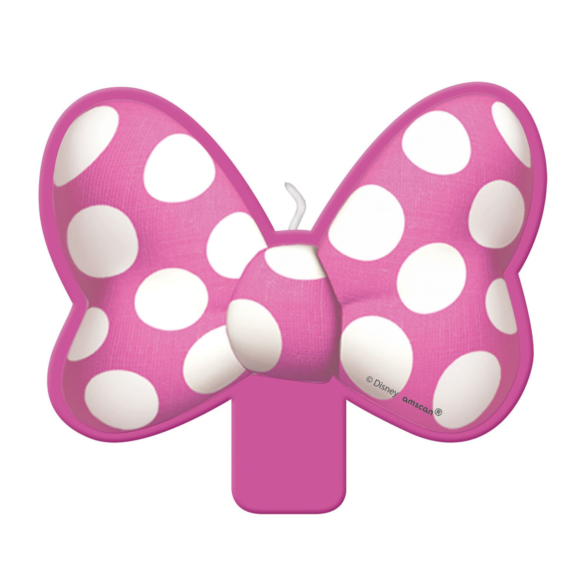 Disney Minnie Mouse Bow Wax Candle, Pink, 4-inch - Case of 72