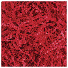 Decorative Gift Wrapping Crinkle Paper Shreds, Red, 28-g - Pack of 12
