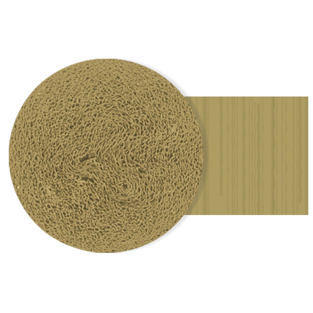 Crepe Paper Streamer, Gold, 200-foot Roll - Case of 48
