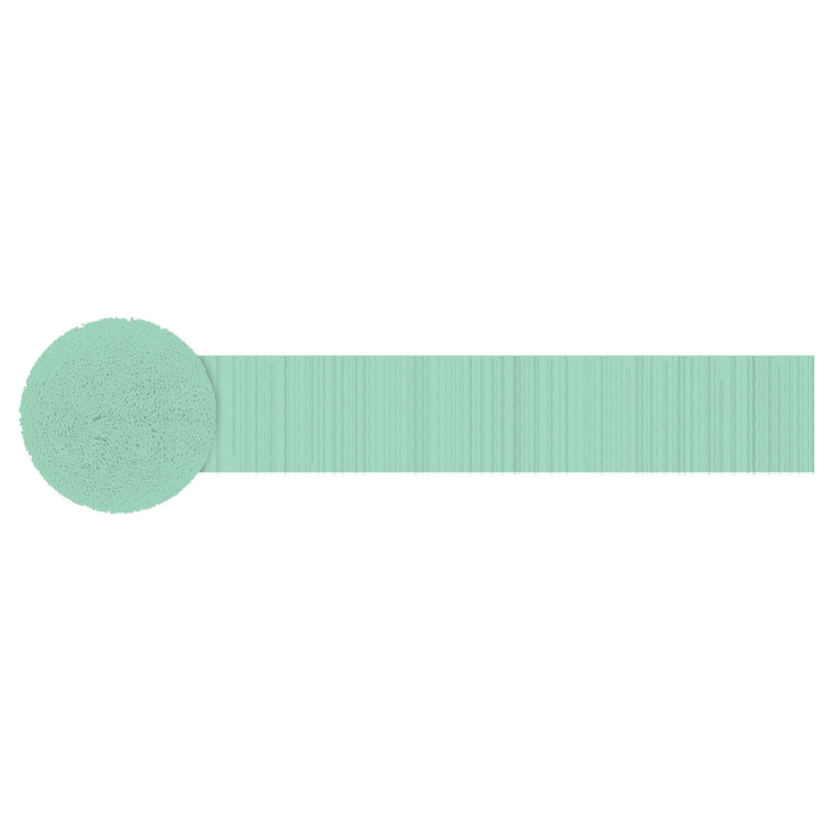 Crepe Paper Streamer, Mint Green, 81-foot - Pack of 24