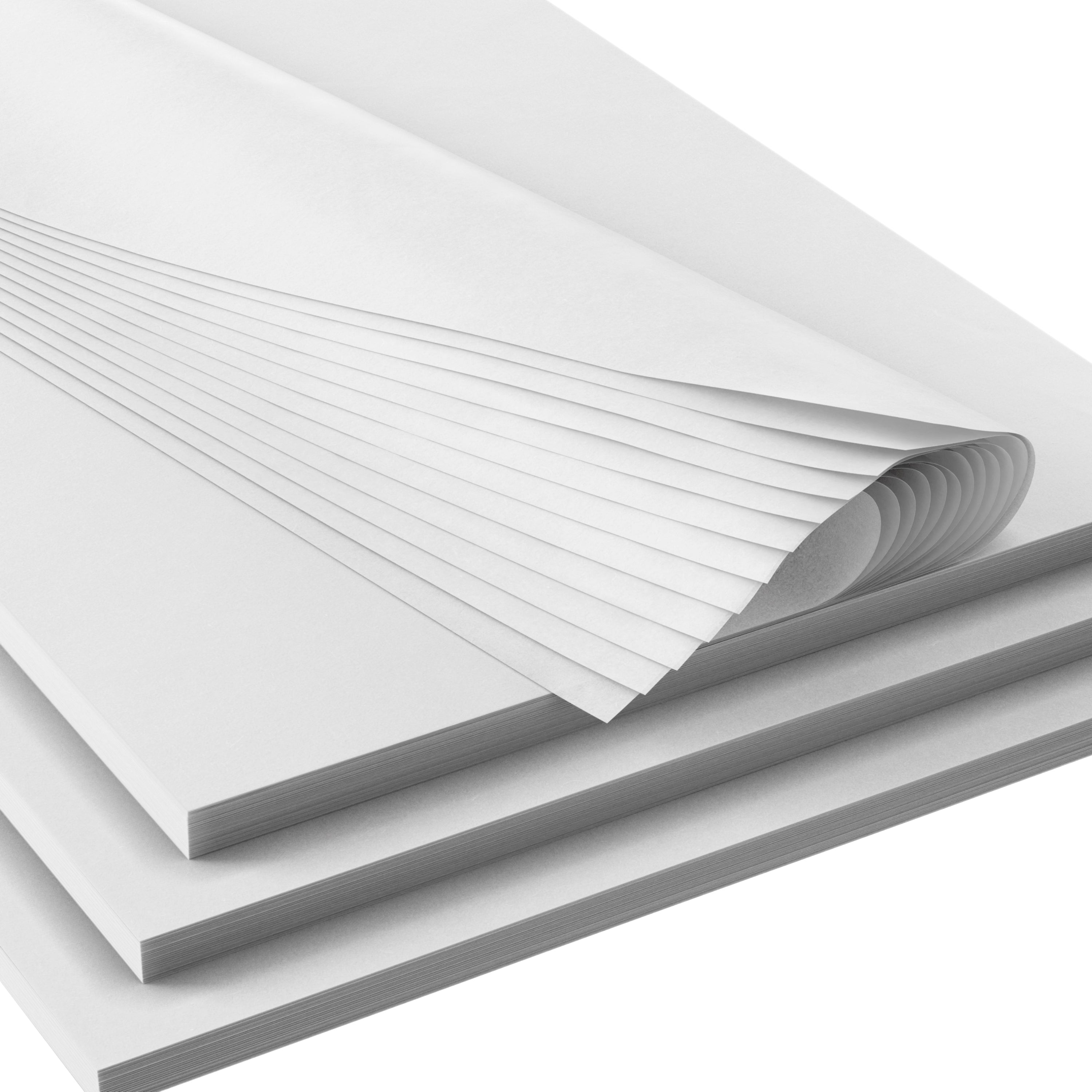 15 In. x 20 In. White Tissue Paper | 240 Sheets