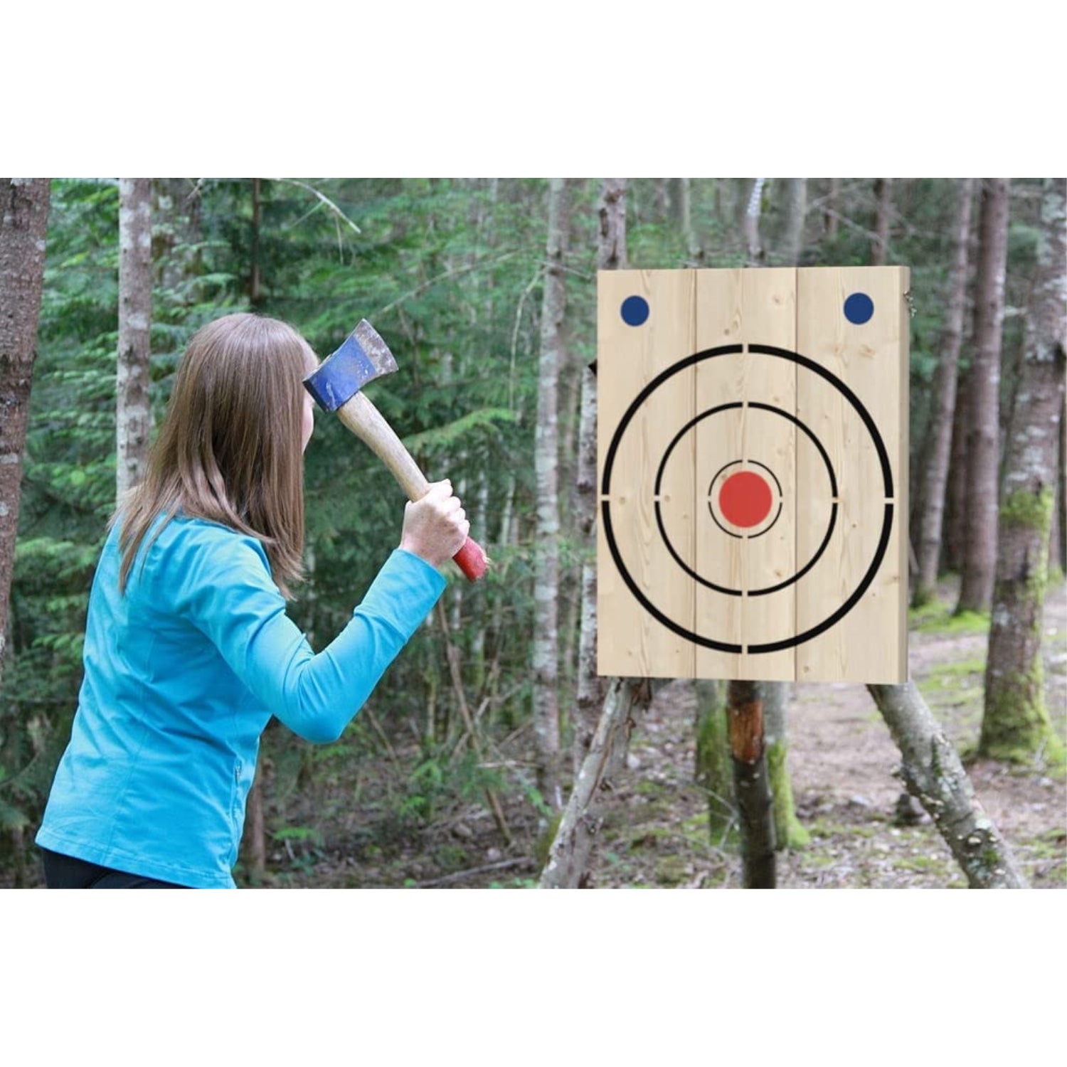 Axe throwing board