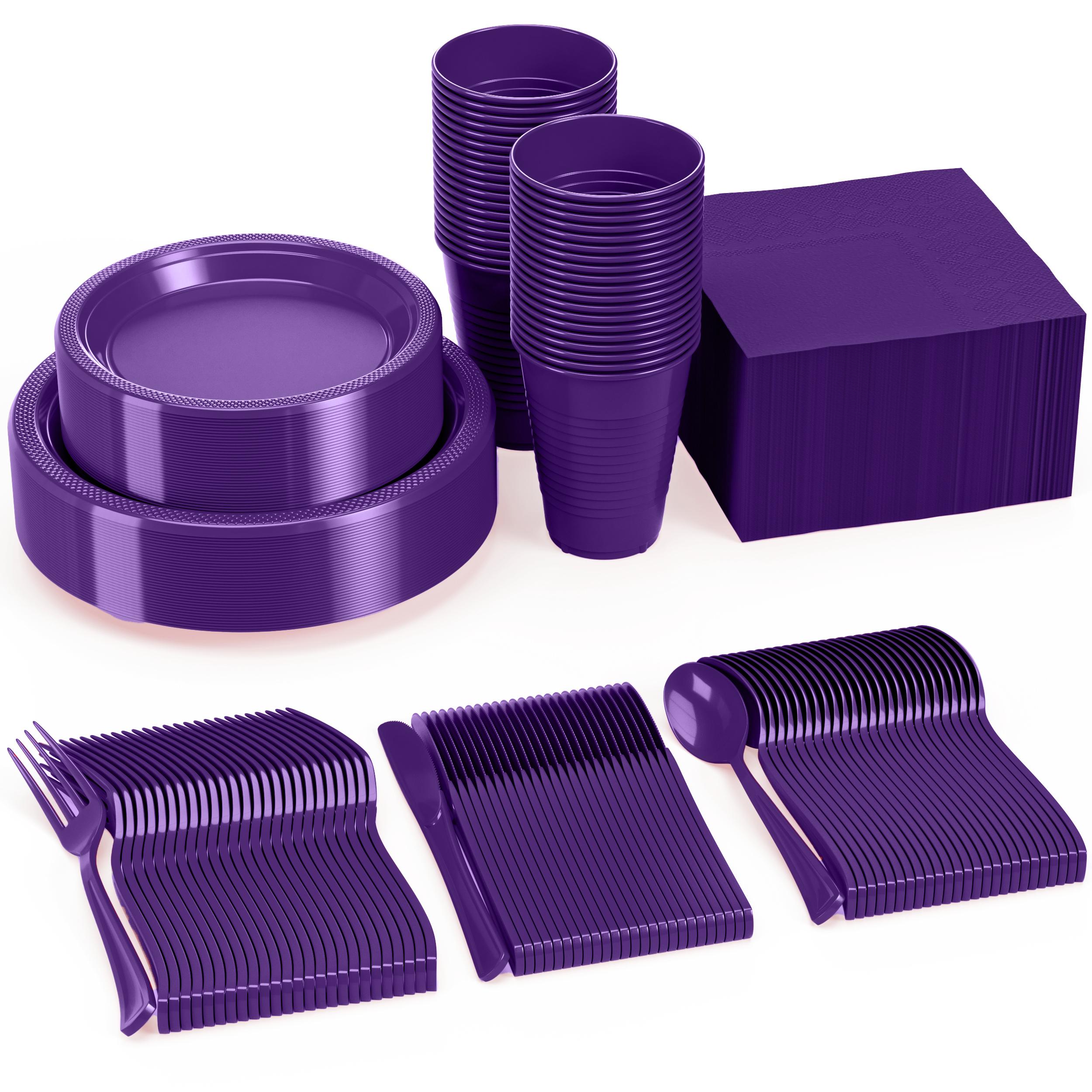 182 Piece Combo Set - Service For 26 - Purple