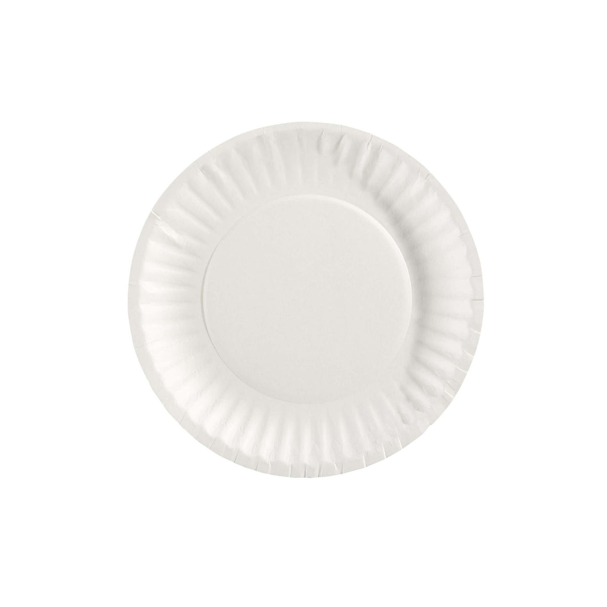 6 In. Dixie White Paper Plates Uncoated | 1000 Count