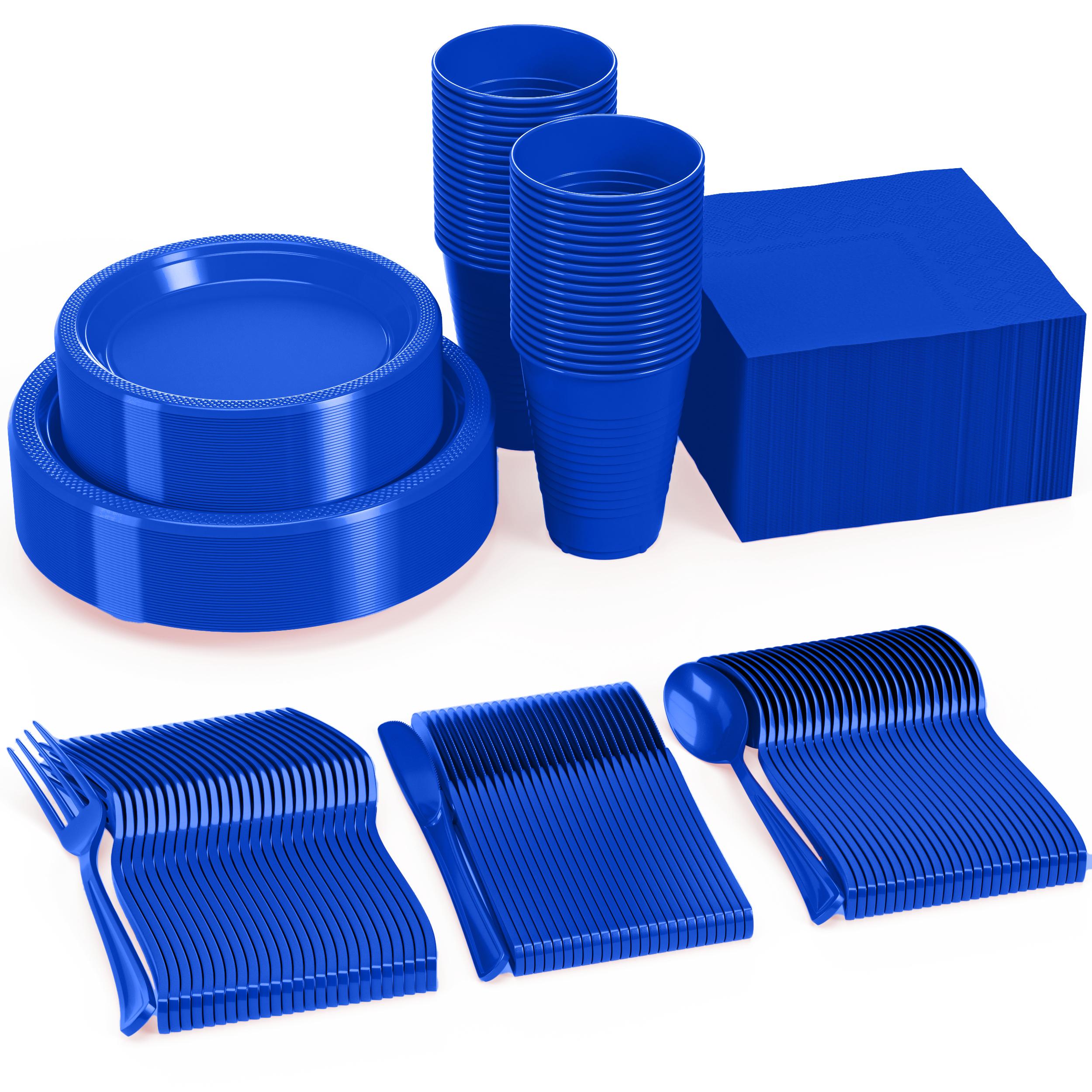 182 Piece Combo Set - Service For 26 - Dark Blue