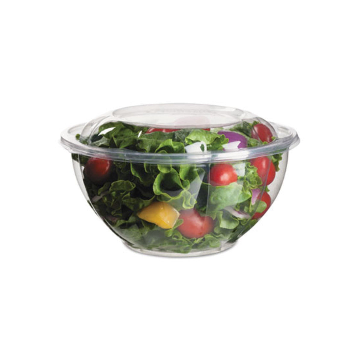 32 Oz. Disposable Salad Bowl To Go With Lids | 150 Sets