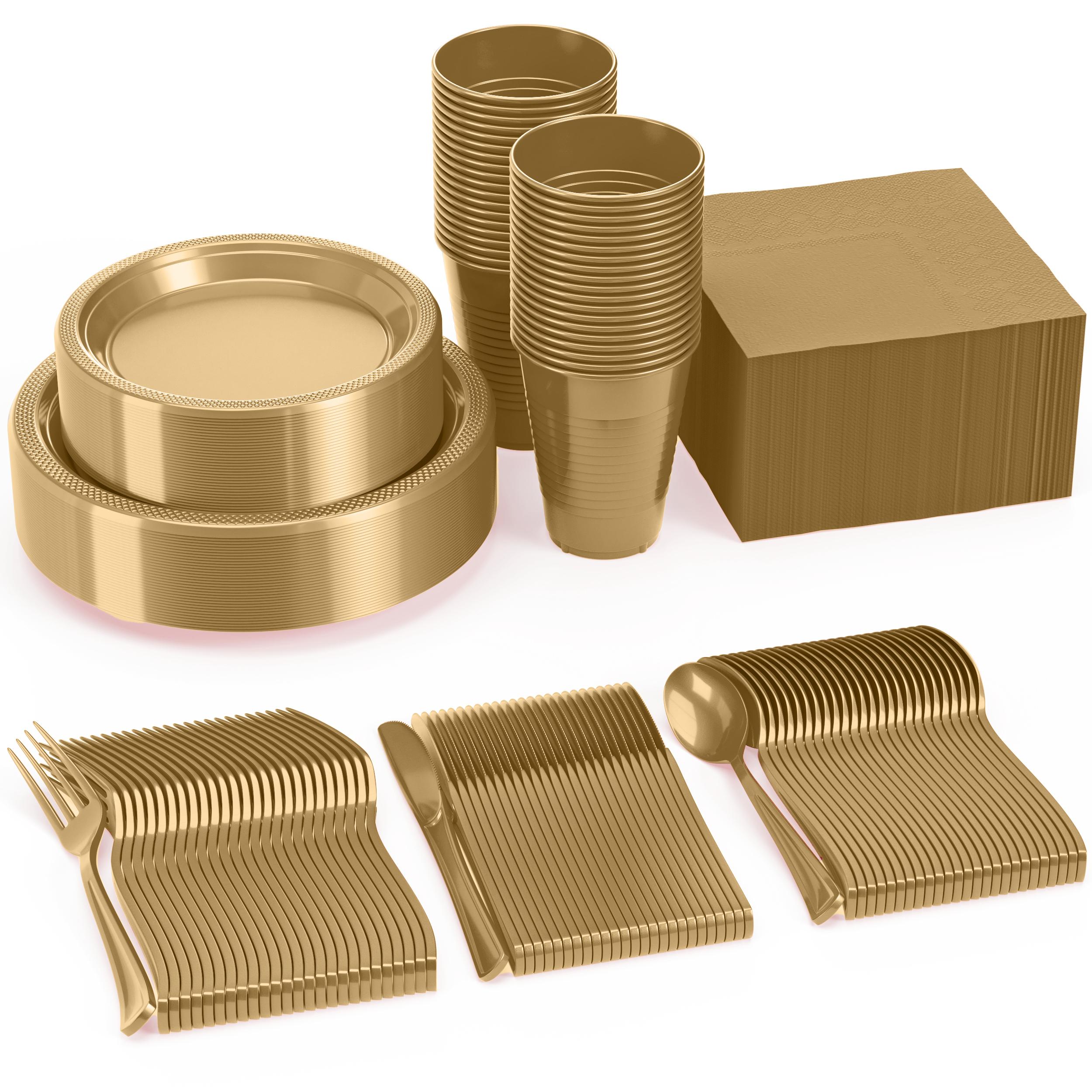 182 Piece Combo Set - Service For 26 - Gold