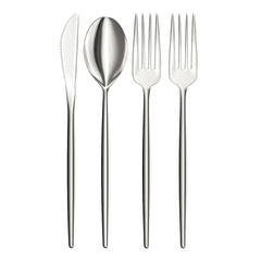 480 Piece Gloss Silver Full Cutlery Combo Set