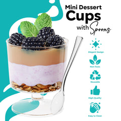 2 Oz. Clear Stemmed Mousse Cup | 60 Count