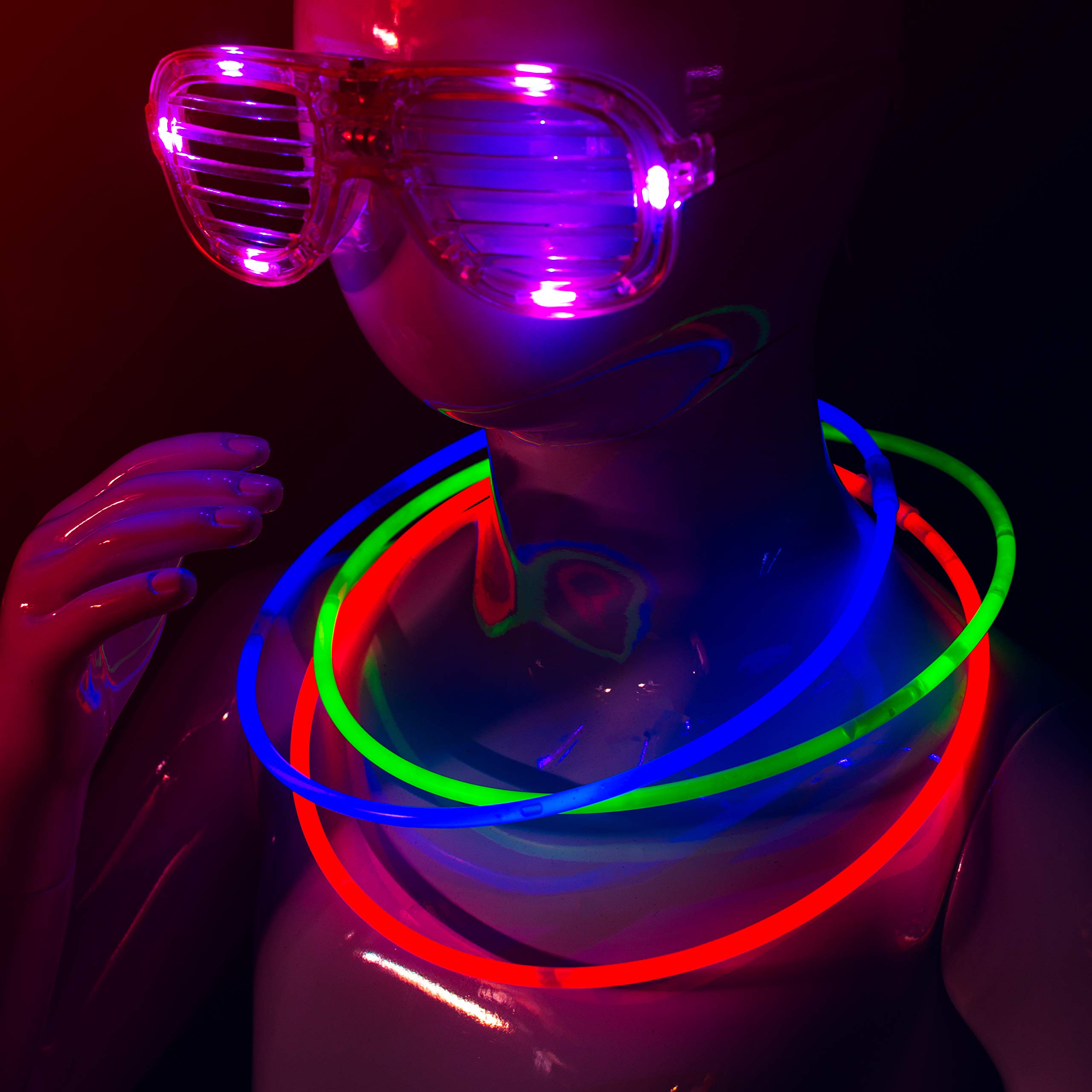 Glow Sticks Combo | 100 Necklaces & 100 Bracelets