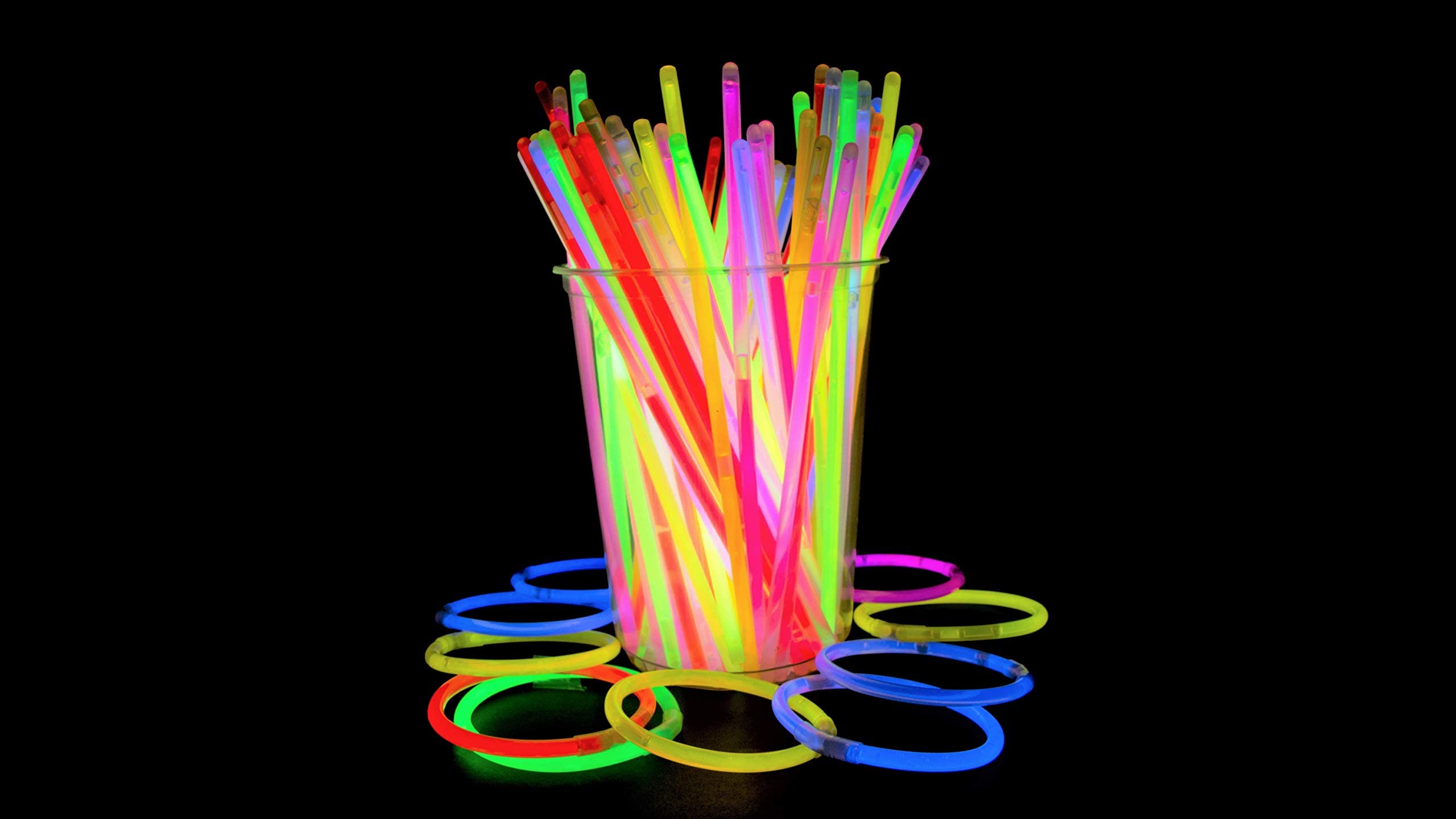 Glow Sticks Combo | 100 Necklaces & 100 Bracelets